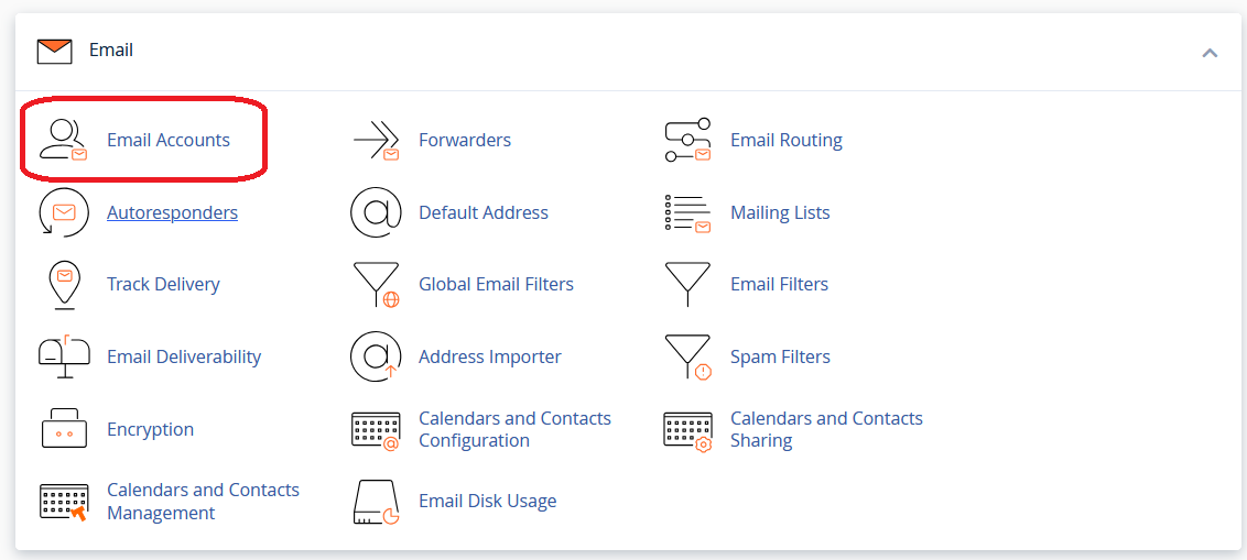 How to find Email configuration Settings in cPanel ? - fatreseller.in1